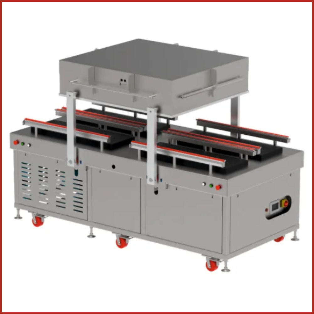 Automatic Double Chamber Vacuum Packing Machine (Top Lid – Pneumatic Operated)
