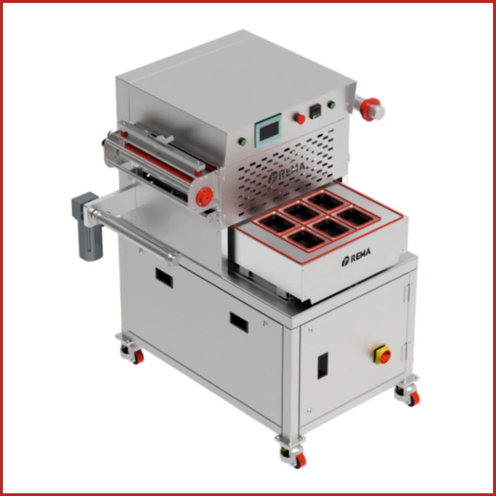 Semi Automatic Modified Atmosphere Packing (MAP) Tray/cup sealing machine