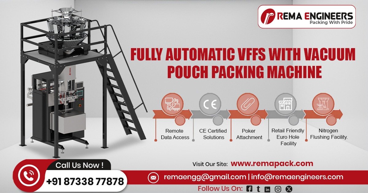 Fully Automatic VFFS with Vacuum Pouch Packing Machine in Madhya Pradesh