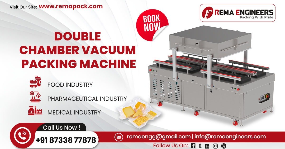 Double Chamber Vacuum Packing Machine in Maharashtra