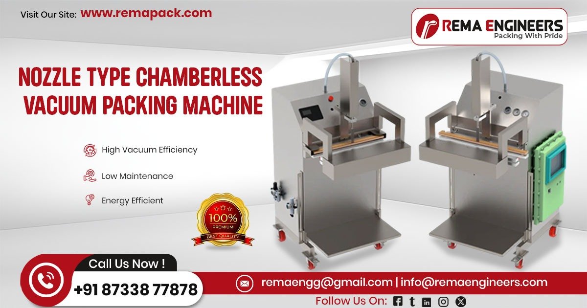 Nozzle Type Chamberless Vacuum Packing Machine in Rajasthan