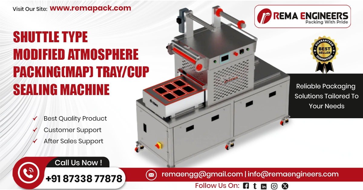 Shuttle Type Modified Atmosphere Packaging Machine in Gujarat