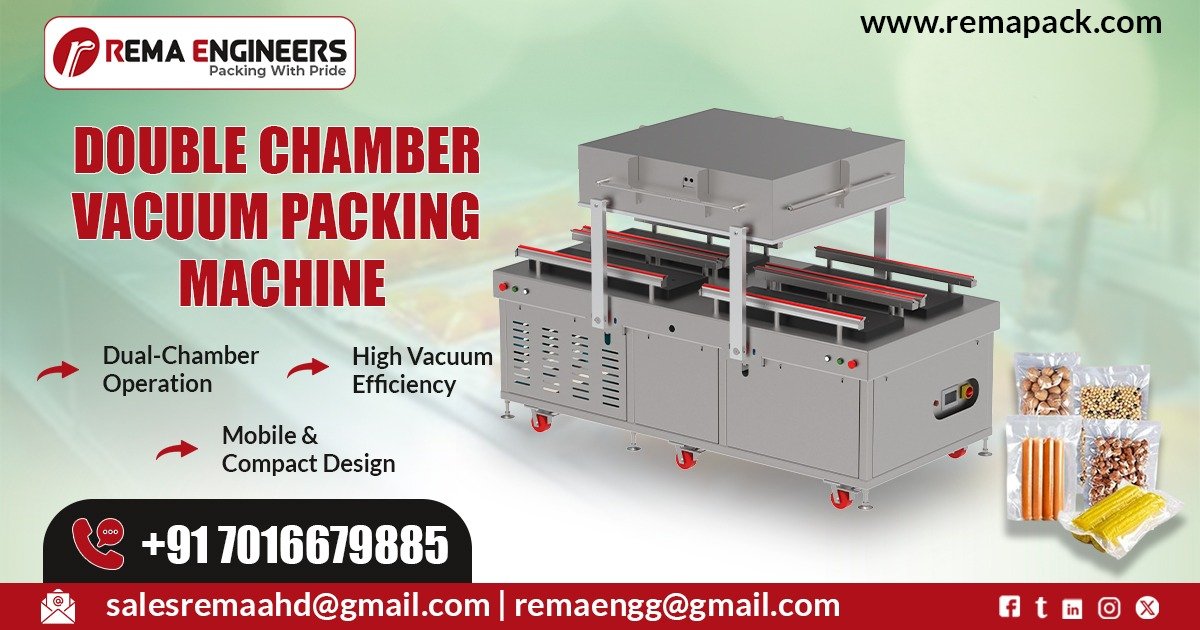 Double Chamber Vacuum Packing Machine in Karnataka