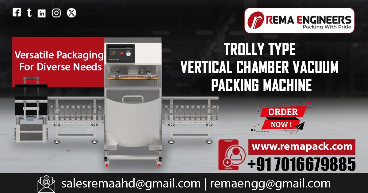 Trolly Type Vertical Chamber Vacuum Packing Machine in Bihar