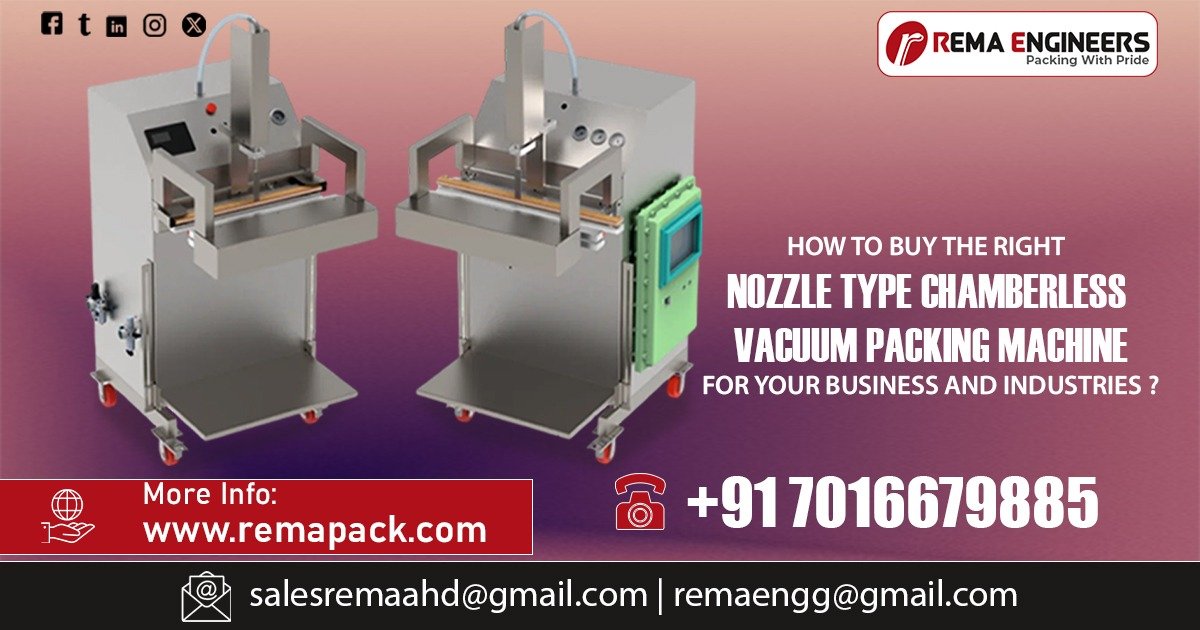 Nozzle Type Chamberless Vacuum Packing Machine in Maharashtra