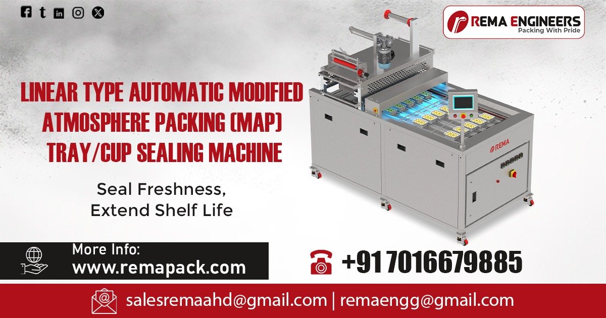 Modified Atmosphere Packaging (MAP) Tray and Cup Sealing Machine in Madhya Pradesh