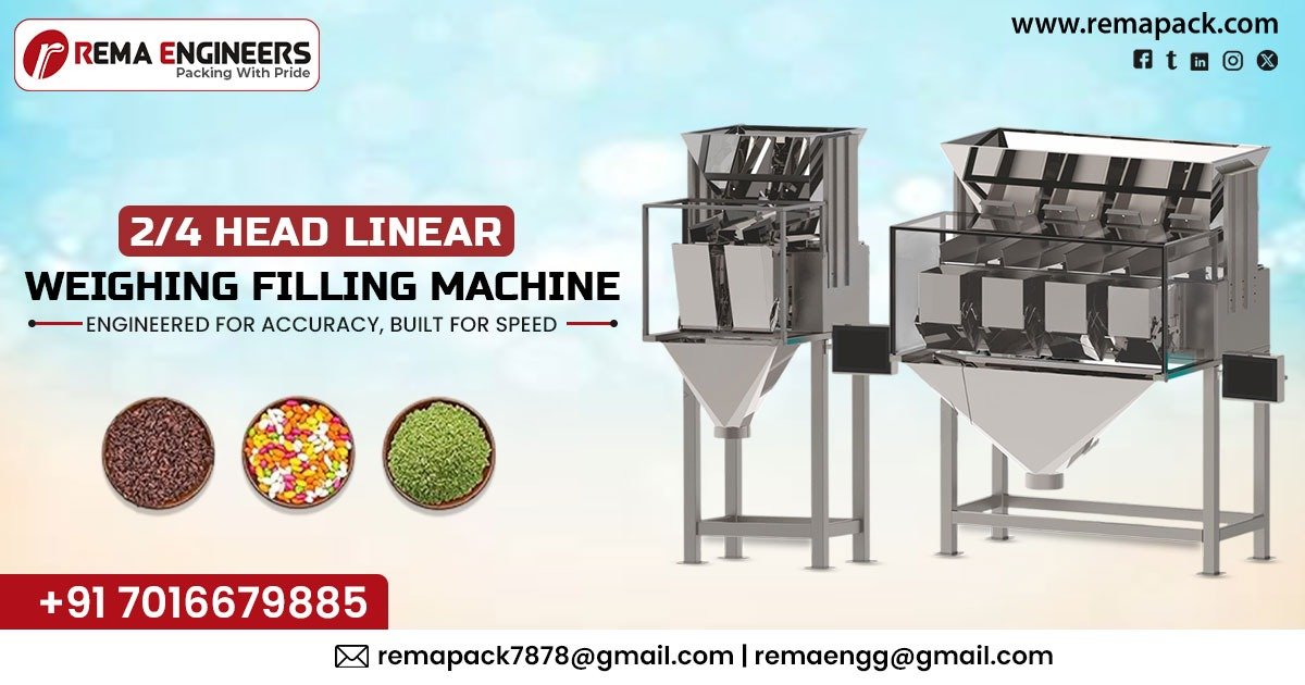 2/4 Head Linear Weighing Filling Machine in Rajasthan