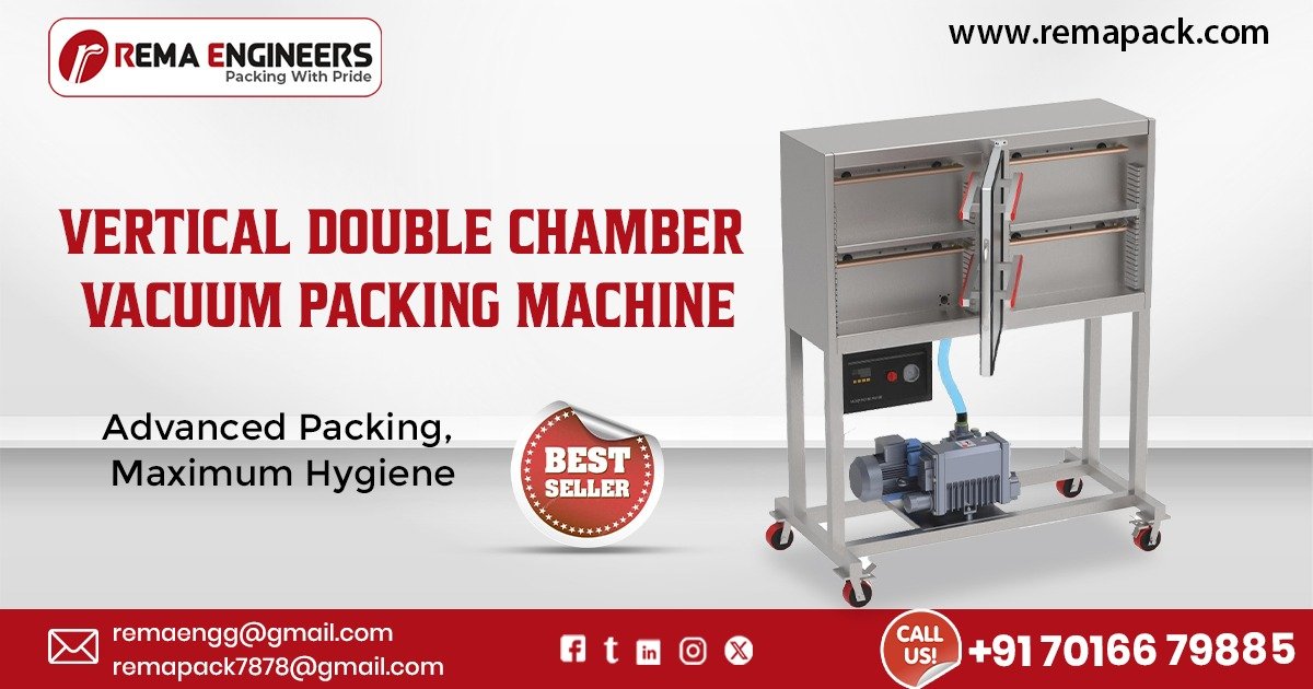 Vertical Double Chamber Vacuum Packing Machine in Maharashtra