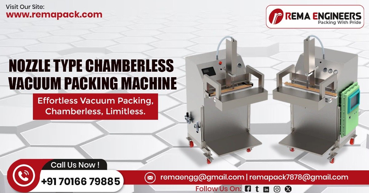Nozzle Type Chamberless Vacuum Packing Machine in Gujarat