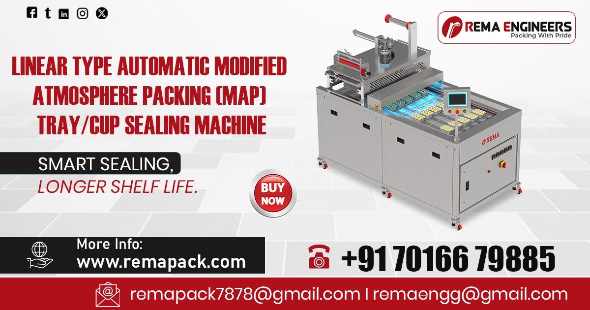 Modified Atmosphere Packaging (MAP) Tray and Cup Sealing Machine in Chhattisgarh