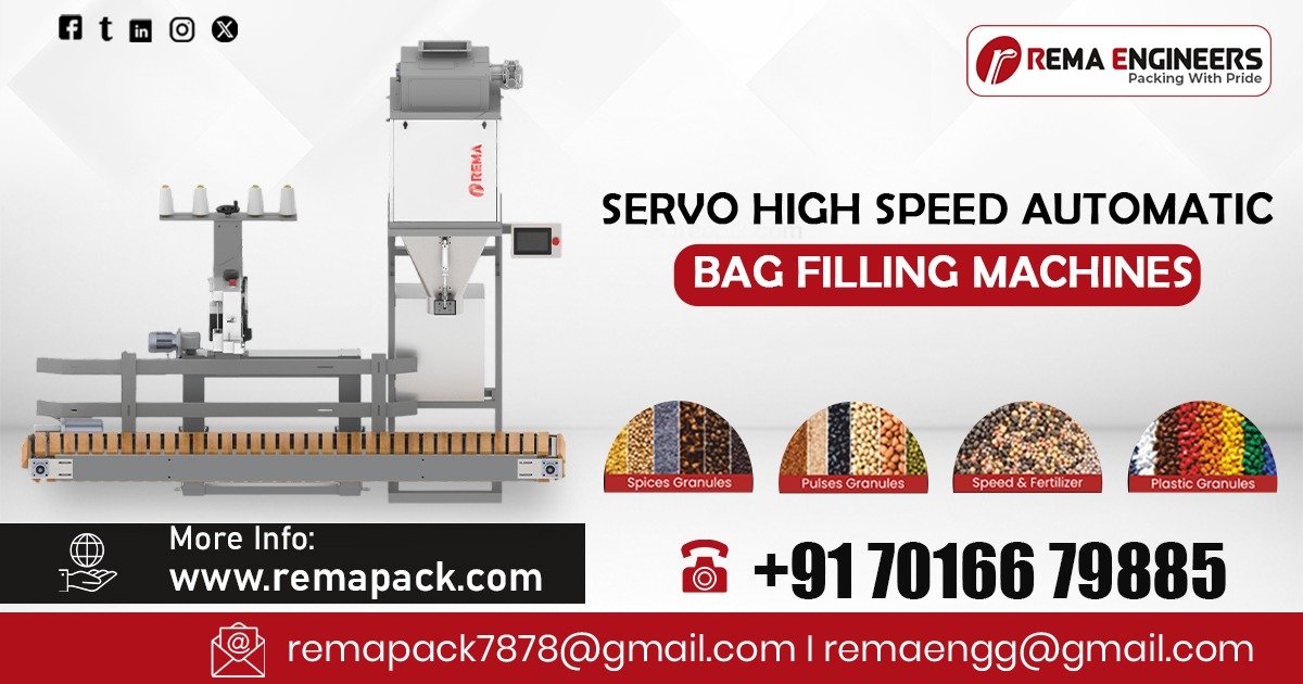 Servo High Speed Automatic Bag Filling Machine in Rajasthan