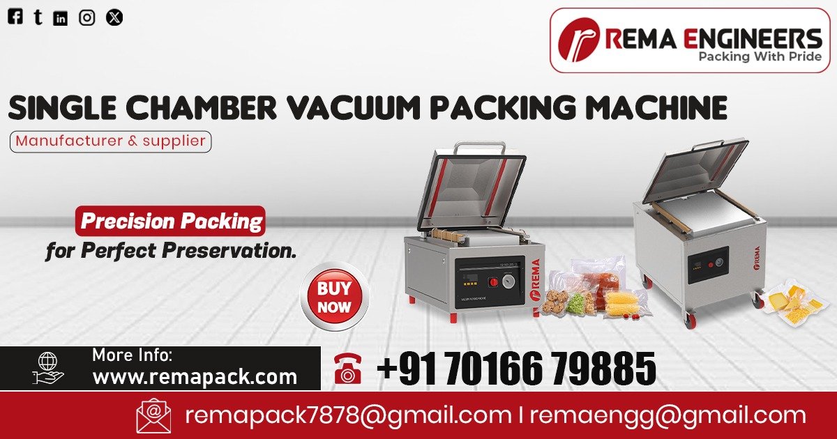 Single Chamber Vacuum Packing Machine in Rajasthan