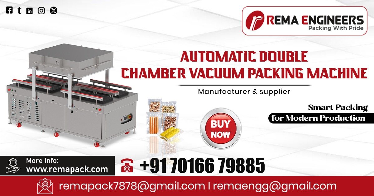 Automatic Double Chamber Vacuum Packing Machine in Maharashtra