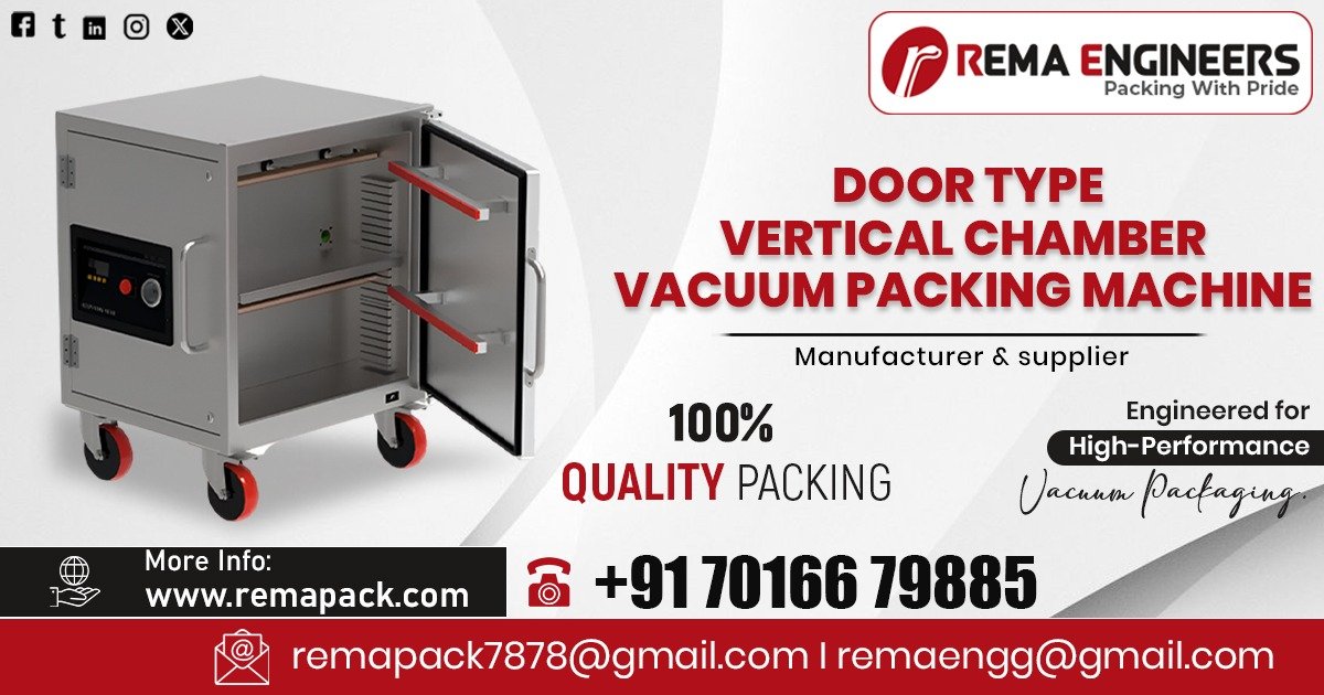 Door Type Vertical Chamber Vacuum Packing Machine in Rajasthan