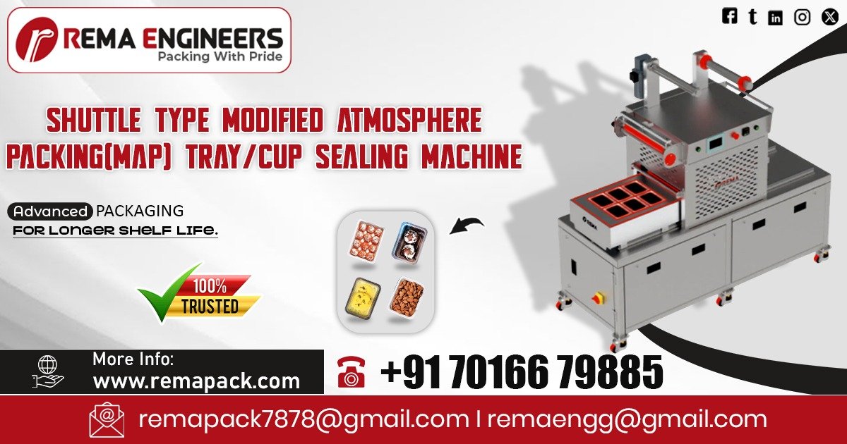 Shuttle Type Modified Atmosphere Packaging Machine in Chhattisgarh