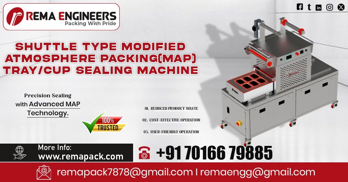 Shuttle Type Modified Atmosphere Packaging Machine in Karnataka