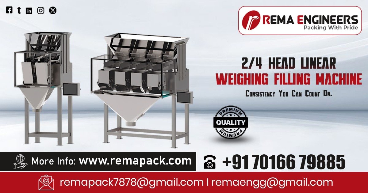 2/4 Head Linear Weighing Filling Machine in Uttar Pradesh