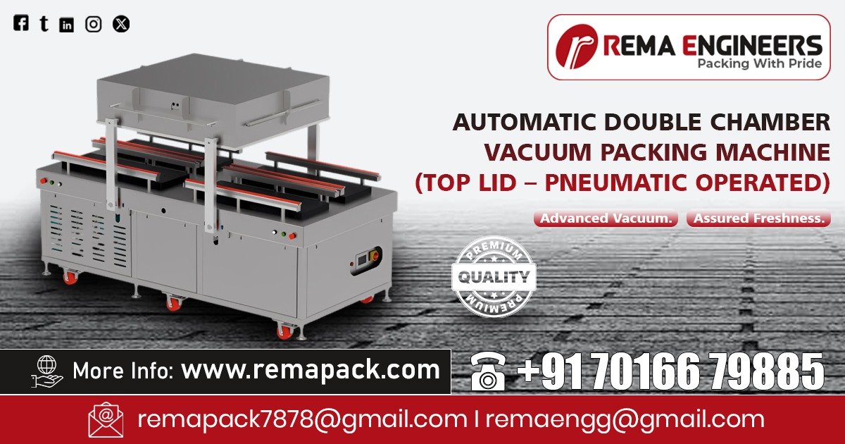 Automatic Double Chamber Vacuum Packing Machine in Tamil Nadu