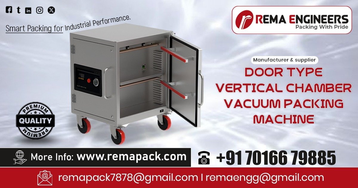 Door Type Vertical Chamber Vacuum Packing Machine in Chhattisgarh