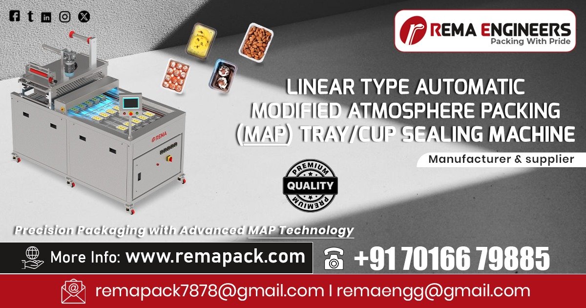 Modified Atmosphere Packaging (MAP) Tray and Cup Sealing Machine in Tamil Nadu