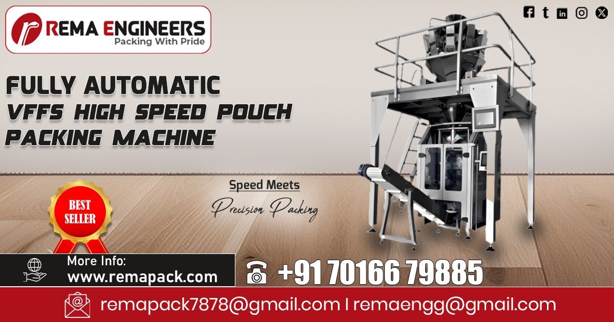 Fully Automatic VFFS High Speed Pouch Packing Machine in Uttar Pradesh