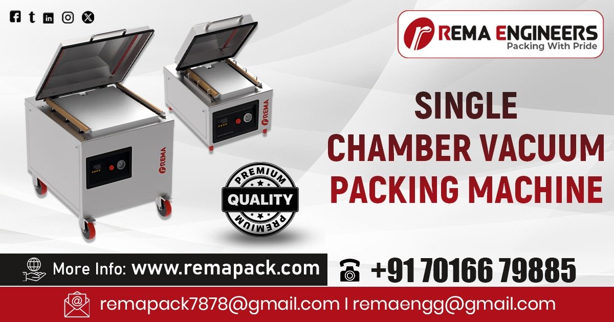Single Chamber Vacuum Packing Machine in Uttar Pradesh