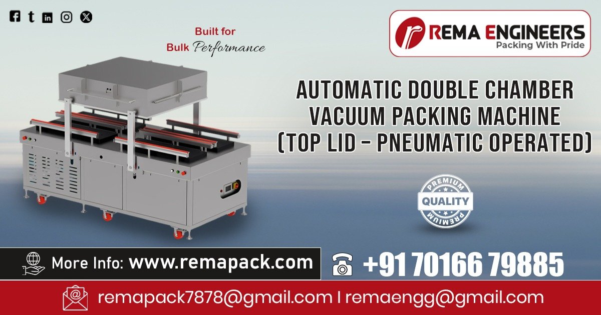 Automatic Double Chamber Vacuum Packing Machine in Madhya Pradesh