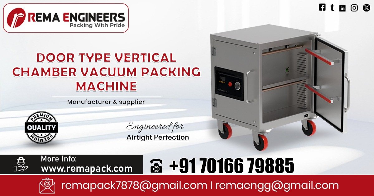 Door Type Vertical Chamber Vacuum Packing Machine in Karnataka