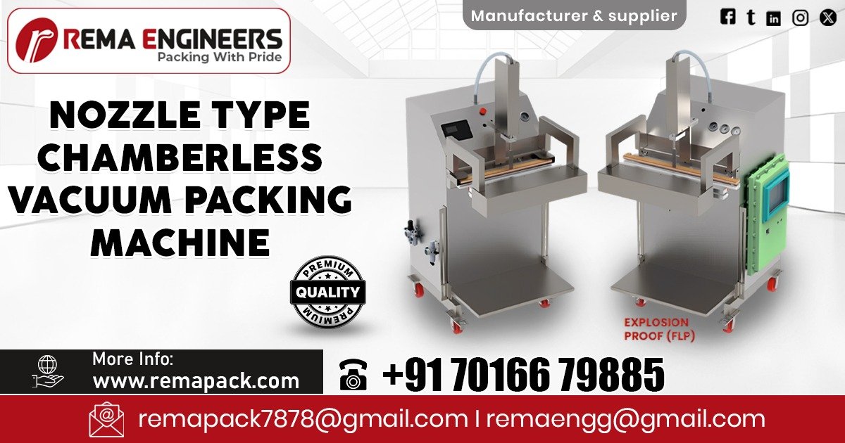 Nozzle Type Chamberless Vacuum Packing Machine in Maharashtra