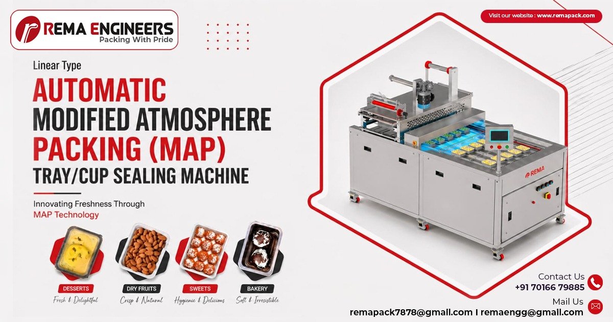 Modified Atmosphere Packaging (MAP) Tray and Cup Sealing Machine in Odisha