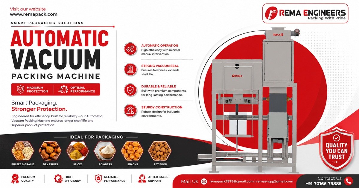 Heavy Duty Automatic Vacuum Packing Machine In Rajasthan
