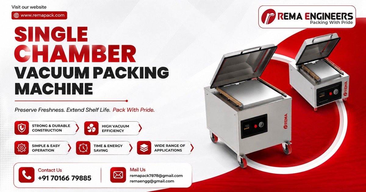 Heavy Duty Single Chamber Vacuum Packing Machine In Telangana