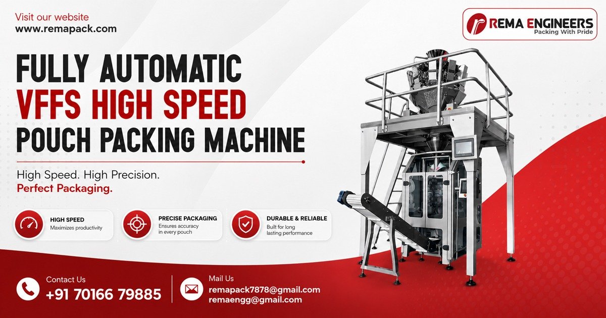 Fully Automatic VFFS High Speed Pouch Packing Machine In Andhra Pradesh
