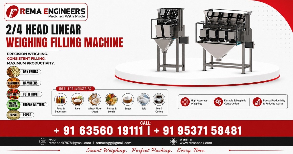2/4 Head Linear Weighing Filling Machine in Chhattisgarh
