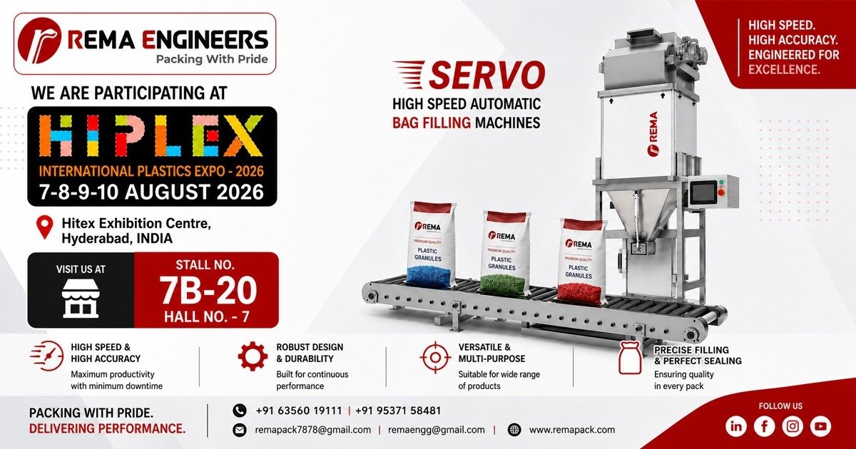 REMA Engineers at HIPEX 2026 – Servo Automatic Bag Filling Machines