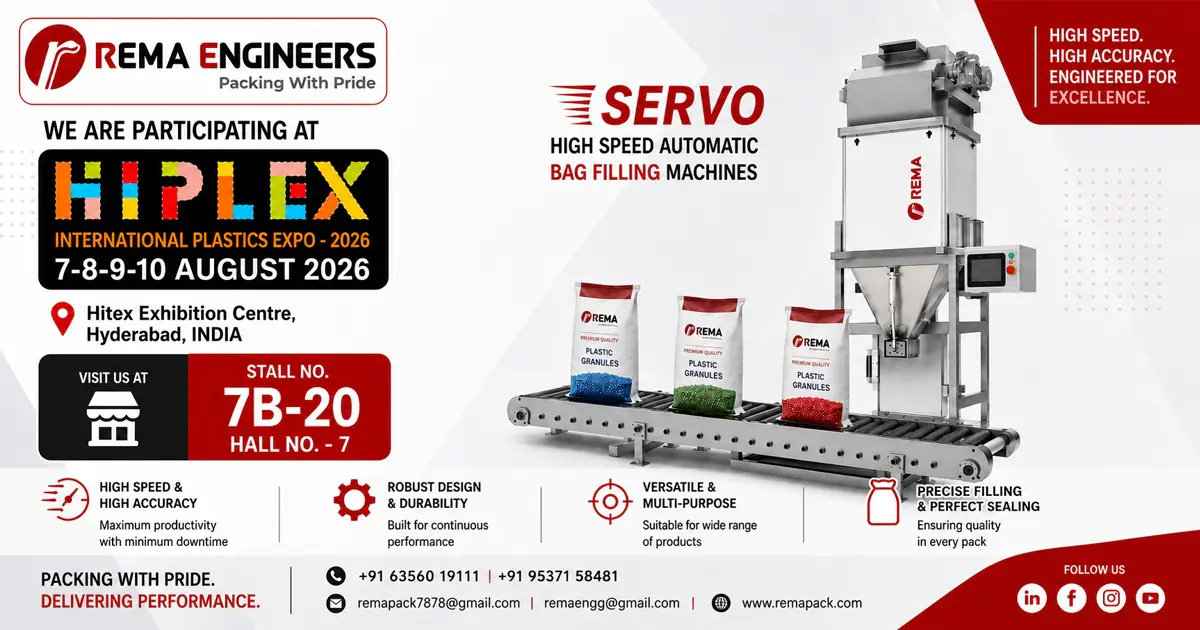 REMA Engineers at HIPEX 2026 – Servo Automatic Bag Filling Machines