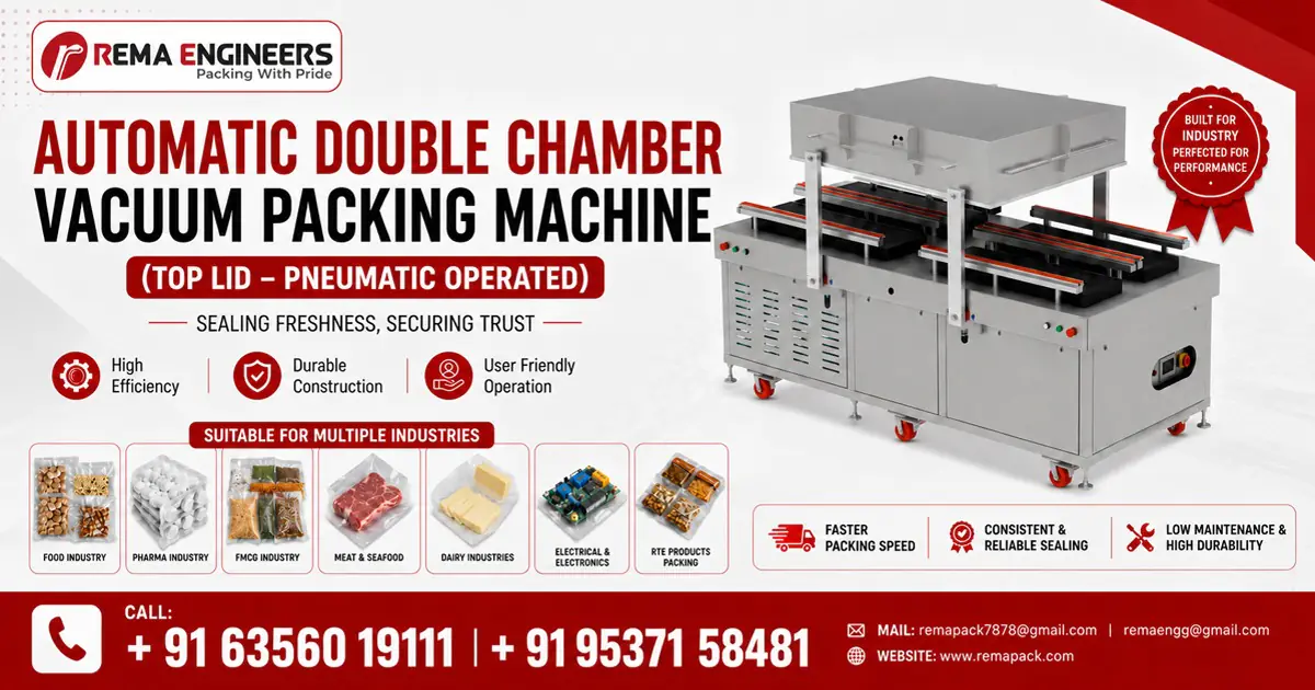 Automatic Double Chamber Vacuum Packing Machine In Jharkhand