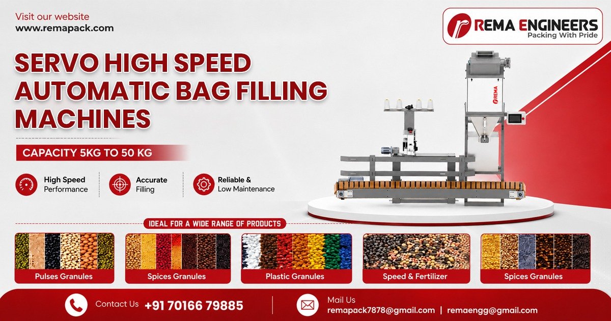 Servo High Speed Automatic Bag Filling Machines In Bangladesh