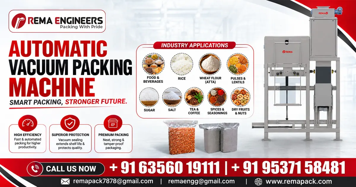 Automatic Vacuum Packing Machine Supplier In UAE