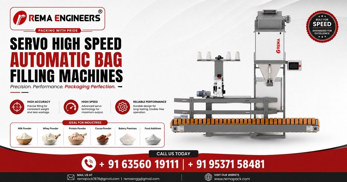 Servo High Speed Automatic Bag Filling Machines In Indonesia