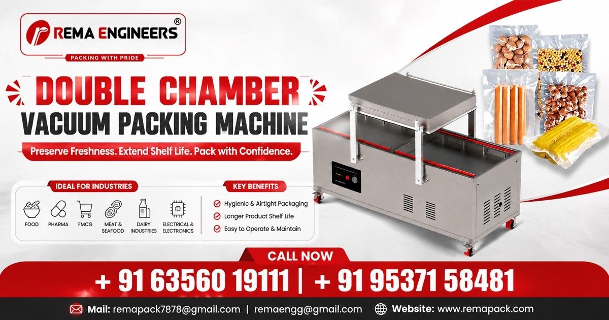 Double Chamber Vacuum Packing Machine In Vietnam