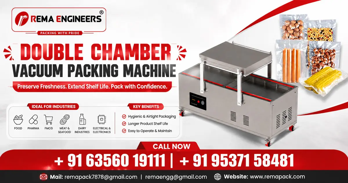Double Chamber Vacuum Packing Machine In Vietnam