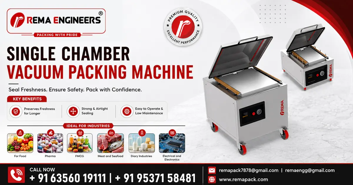 Single Chamber Vacuum Packing Machine In West Bengal