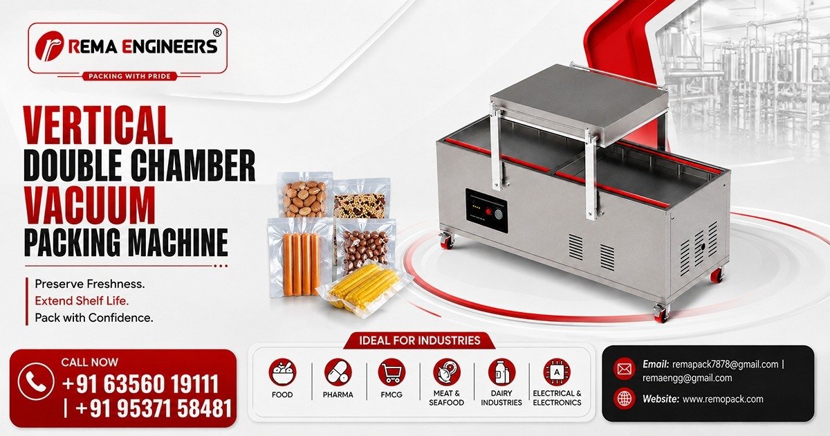 Vertical Double Chamber Vacuum Packing Machine In South Africa