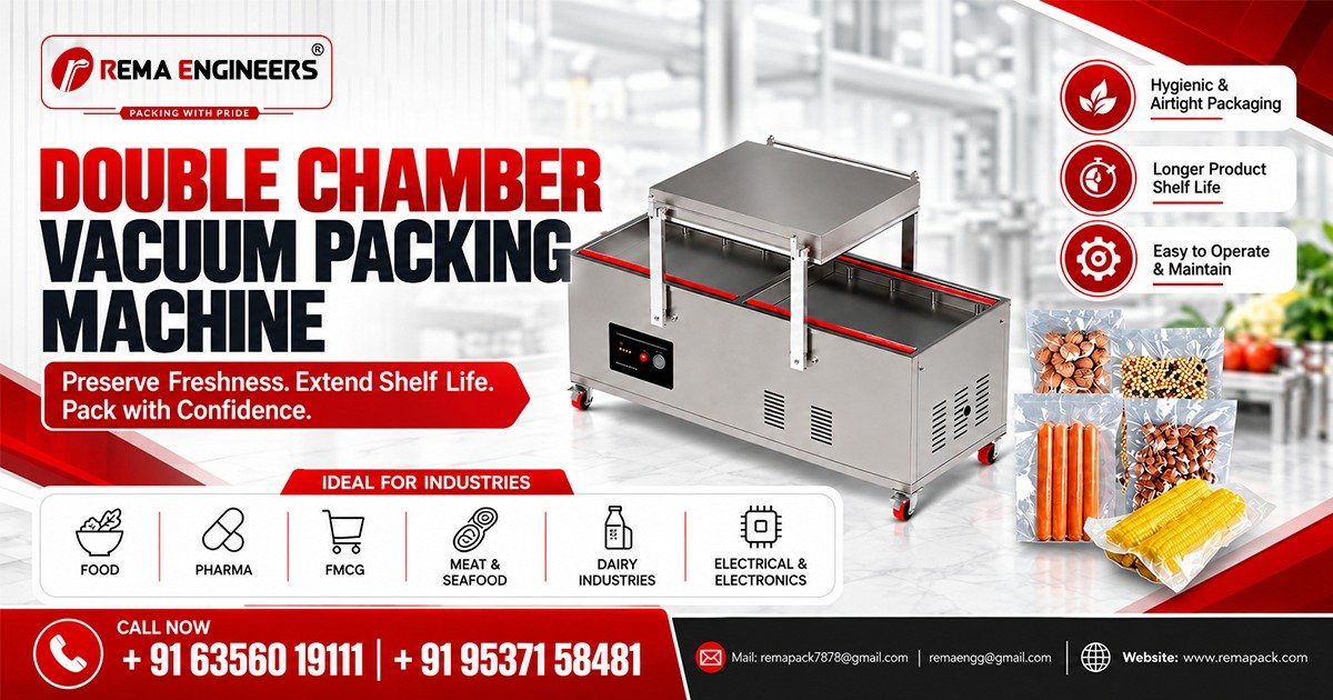 Double Chamber Vacuum Packing Machine In Bangladesh