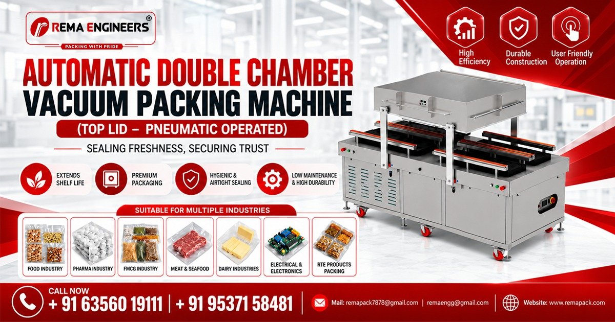 Automatic Double Chamber Vacuum Packing Machine In West Bengal