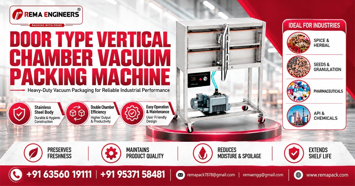 Door Type Vertical Chamber Vacuum Packing Machine in Punjab