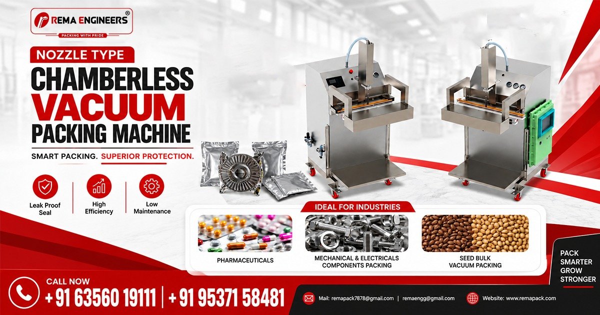 Nozzle Type Chamberless Vacuum Packing Machine In Tamil Nadu