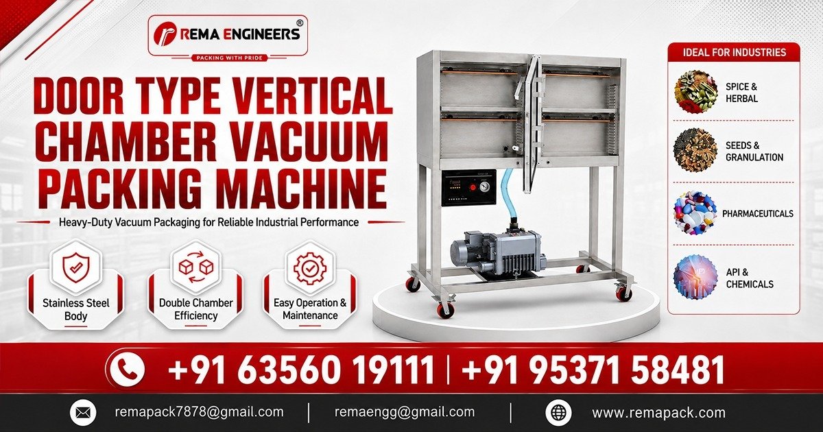 Door Type Vertical Chamber Vacuum Packing Machine In Jharkhand