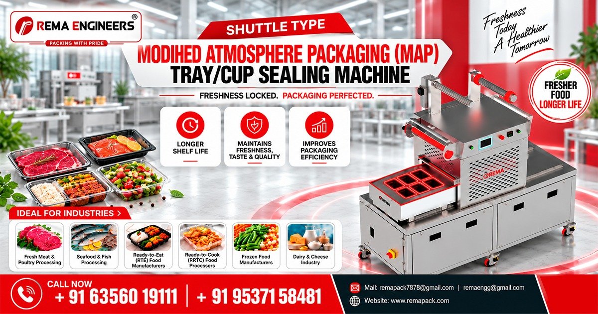 Shuttle Type Modified Atmosphere Packaging Machine in Uttarakhand